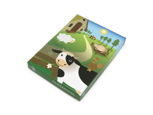 Kinderbestek 4-delig  Boerderijdieren - Afbeelding 2