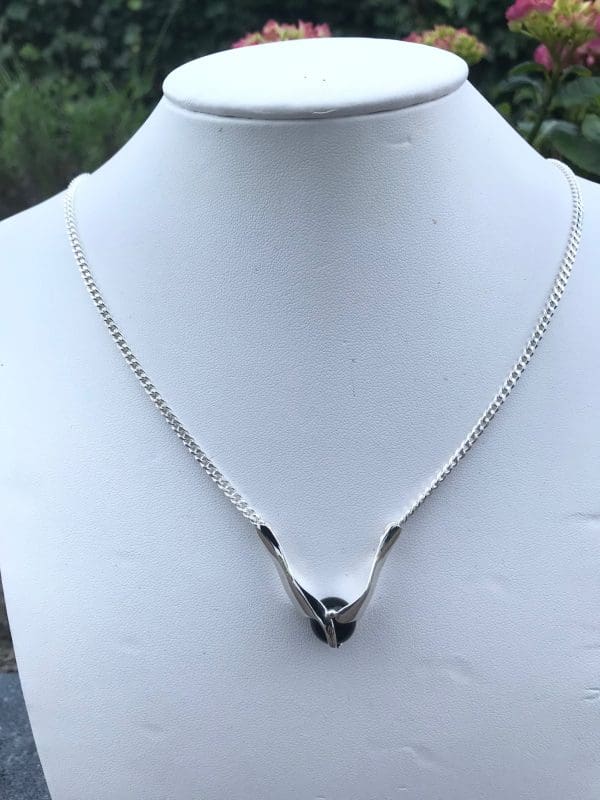 Zilveren wisselcollier Cartouche - Afbeelding 3
