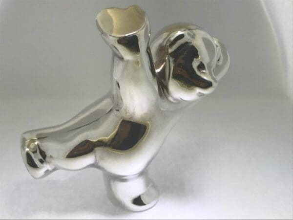 Verzilverde Baby Beer Robbe & Berking - Afbeelding 3