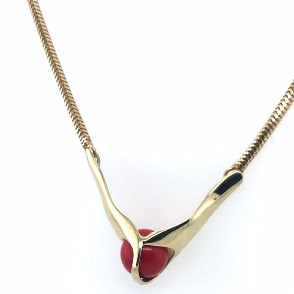 gouden Wisselcollier Cartouche met 3 wisselstenen - Afbeelding 4