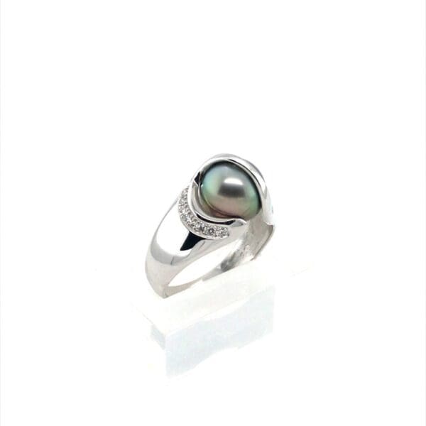 Witgouden wisselring Cartouche met Diamanten - Afbeelding 6