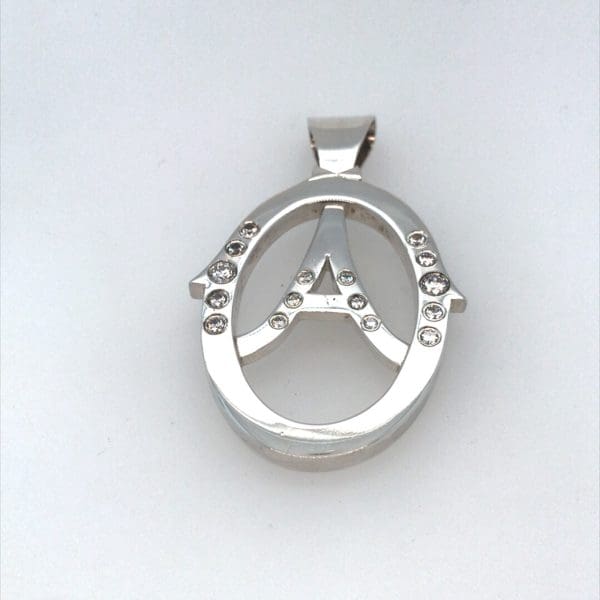 Zilveren Letterhanger A - Afbeelding 5