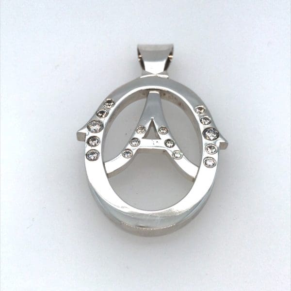 Zilveren Letterhanger A - Afbeelding 6