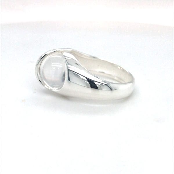 wisselring zilver met Bergkristal - Afbeelding 2