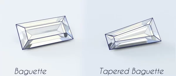 losse Baguette Diamant 0.03 - Afbeelding 2