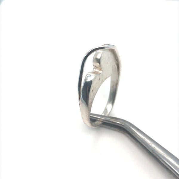 Zilveren ring design model - Afbeelding 2