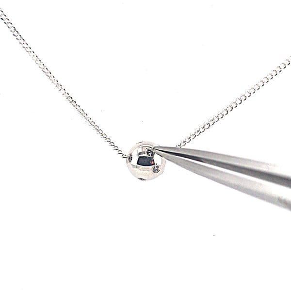 zilveren collier met Cubic Zirconia - Afbeelding 5