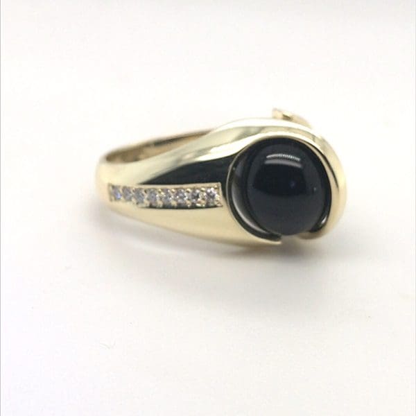 Gouden Cartouche wisselring met 16 Diamanten