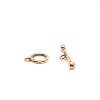 Gouden sluiting antiek 2x anno1900