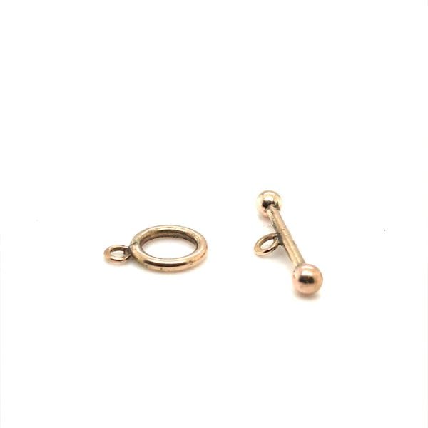 Gouden sluiting antiek 2x anno1900