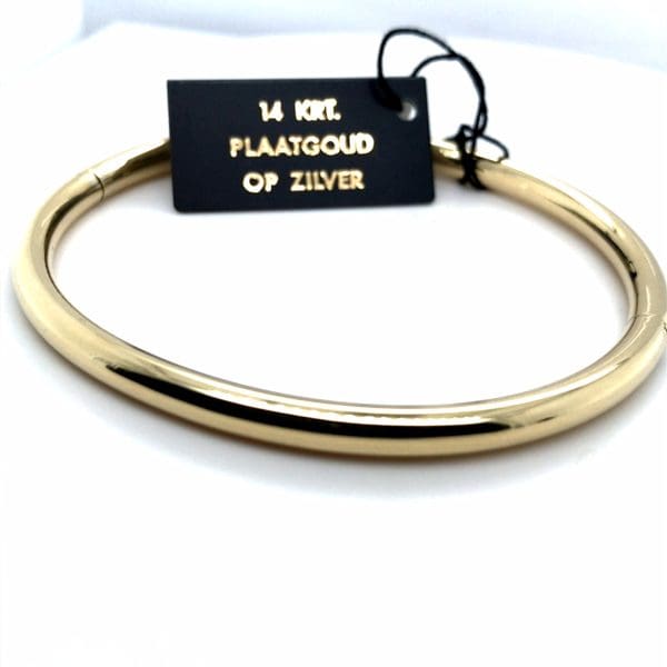 Gouden en zilveren Fyori bangle armband - Afbeelding 2