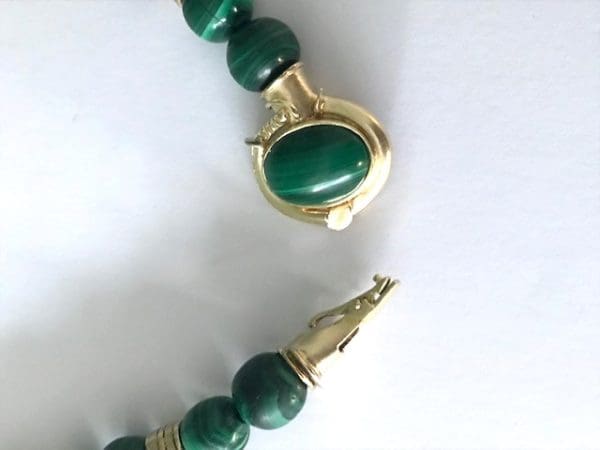 Malachiet sieraden set - Afbeelding 8