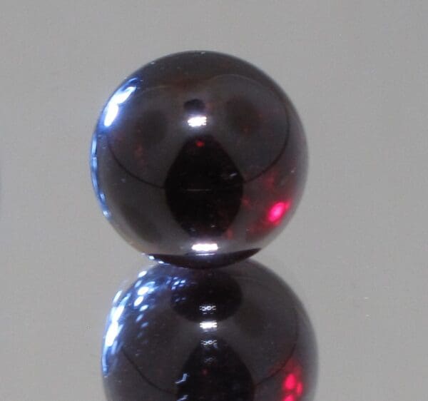 10 mm Granaat Almandiene Wissel kogel . - Afbeelding 3