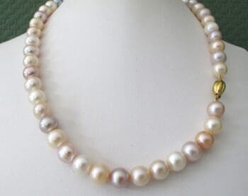 Cultivé zoetwaterparel collier