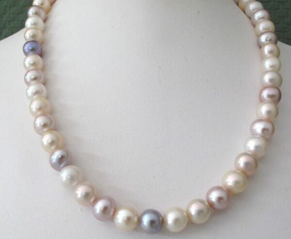 Cultive zoetwaterparel collier - Afbeelding 3