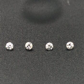 4 Losse Diamanten totaal 0.07 caraat per set - Afbeelding 3