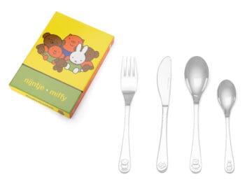 Kinderbestek Nijntje Vriendjes - RVS 18/10 - 4-delig