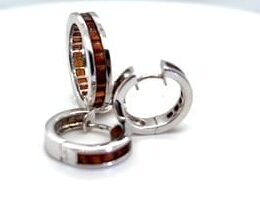 zilveren ring alliance met oorknoppen als set