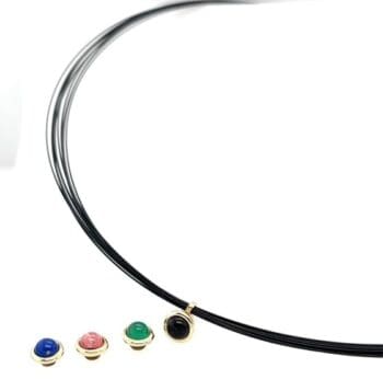collier met 4 stenen